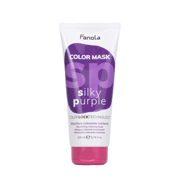 Fanola Silky Purple подхранваща и хидратираща маска с лилав нюанс 200 мл