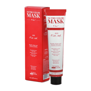 Design Look Color Mask 4 в 1 цветна маска огнено червена 300 мл