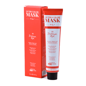 Design Look Color Mask 4 в 1 цветна маска интензивно червено 300 мл