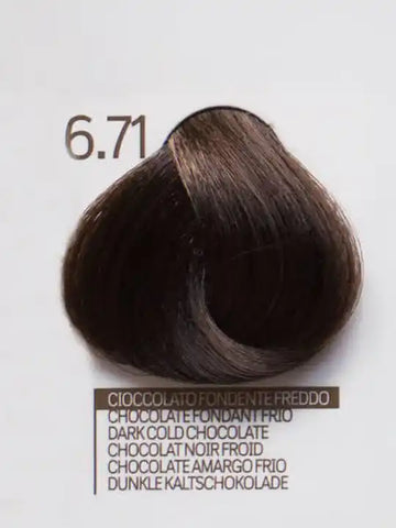 Design Look 6.71 Dark Cold Chocolate боя за коса 100 мл