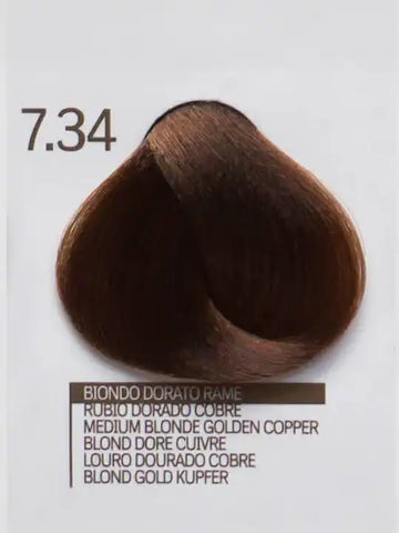 Design Look 7.34 Medium Blonde Platinum Copper боя за коса 100 мл