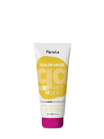 Fanola Golden Aura цветна маска за подхранване и хидратация 200 мл