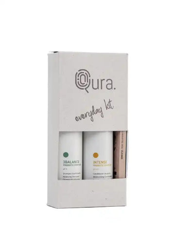 Qura Everyday Kit 3 Balance Intense шампоан и балсам с гребен