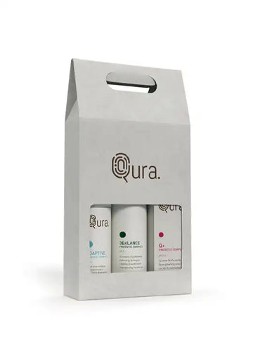 Qura Kit - 3 BALANCE (адаптив + балансиращ шампоан + заздравяващ лосион)