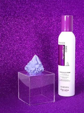 Fanola Incredibale Foam мус за бърза неутрализация на жълти оттенъци