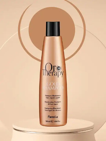 Oro Therapy Gold хидратиращ шампоан 300 мл, осигуряващ мекота и блясък за всички типове коса.