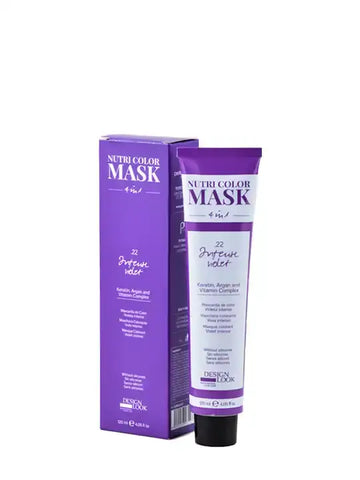 Design Look Color Mask 4 в 1 цветна маска интензивно виолетово 300 мл
